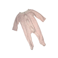 Beige with pink dots onesie | 3-6M