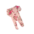 Floral pink onesie | 3-6M