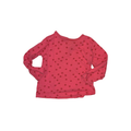 Pink with dots long-sleeve t-shirt | 6-9M