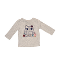 Carter's Grey Owl Print Long-Sleeve Top | 6M