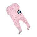 Pink dots onesie fleece PJ | 12M
