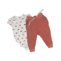 Set of 1 onesie t-shirt and one pair of thin sweatpants | 12M