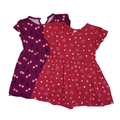 Set of two red colorful dresses | 2T