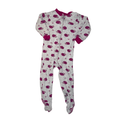 Grey & pink animal pattern onesie | 2T