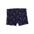 Blue & red flower pattern shorts | 2T