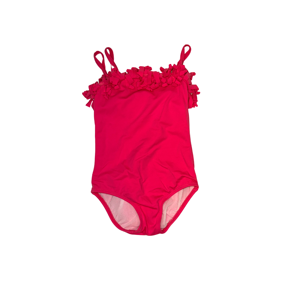 One-piece pink swimsuit | 2T