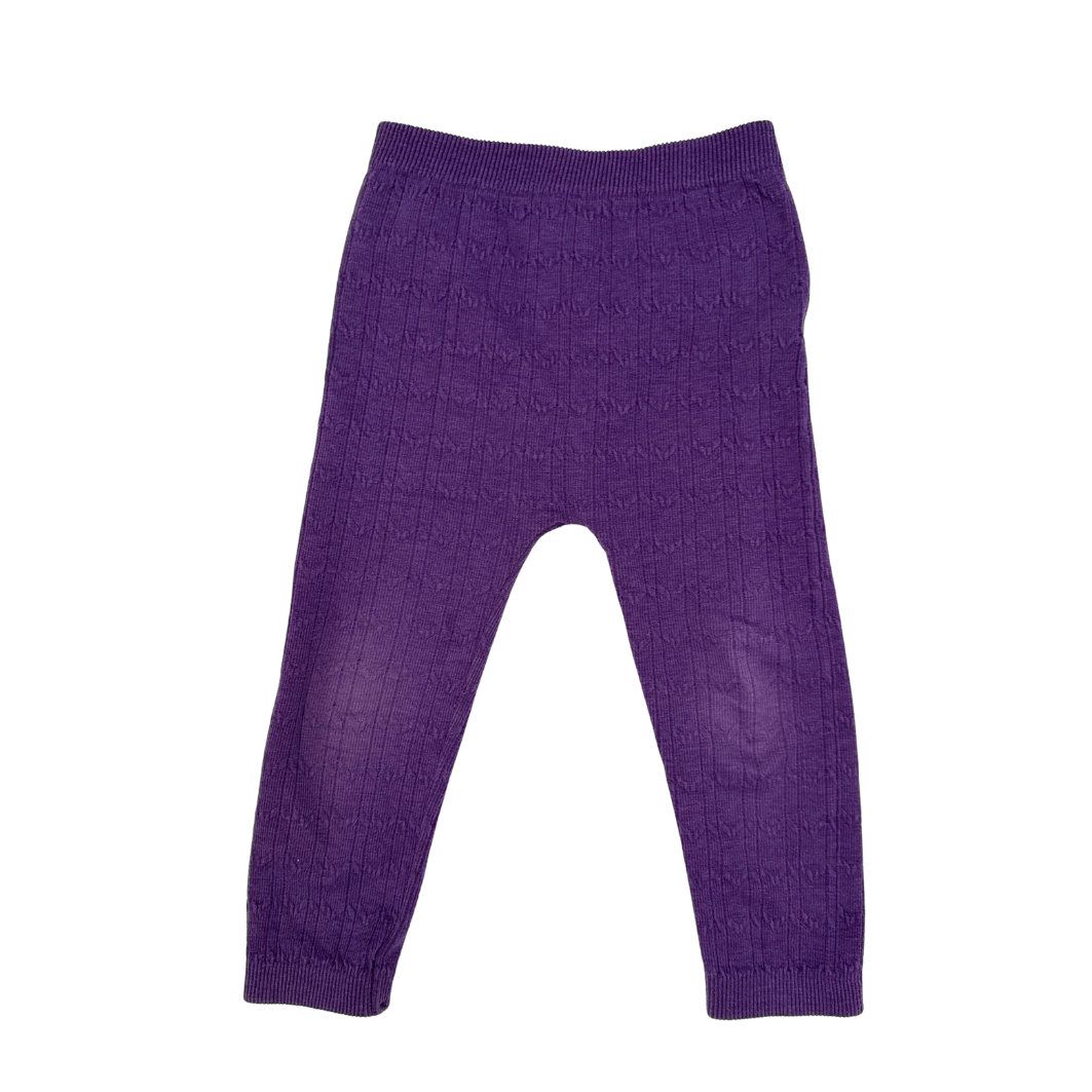 George | Pants | Textured Leggings | Purple | 18-24M
