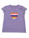 Lilac t-shirt Wow heart | 3T