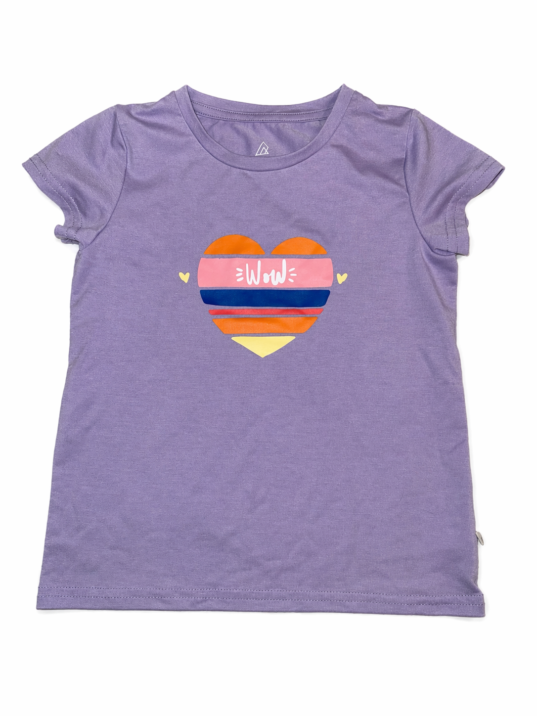 Lilac t-shirt Wow heart | 3T