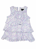 Sleeveless t-shirt with purple pattern | 3T