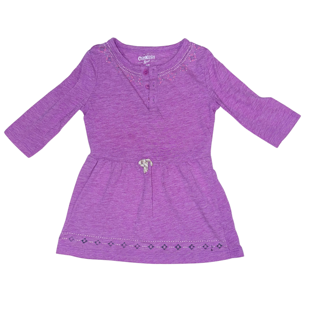 Set of three long-sleeve t-shirts | Pink, Plaid, maroon | 3T