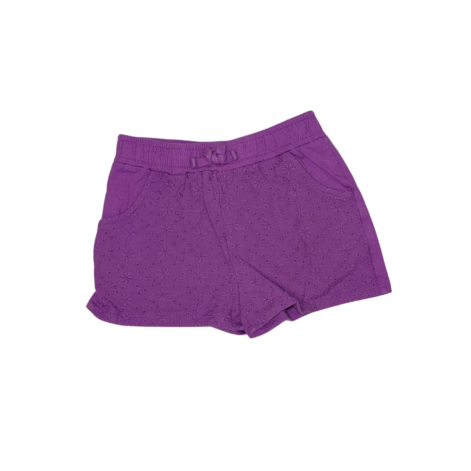 Set of 3 shorts | Orange, Purple & Flamingo pattern | 3T