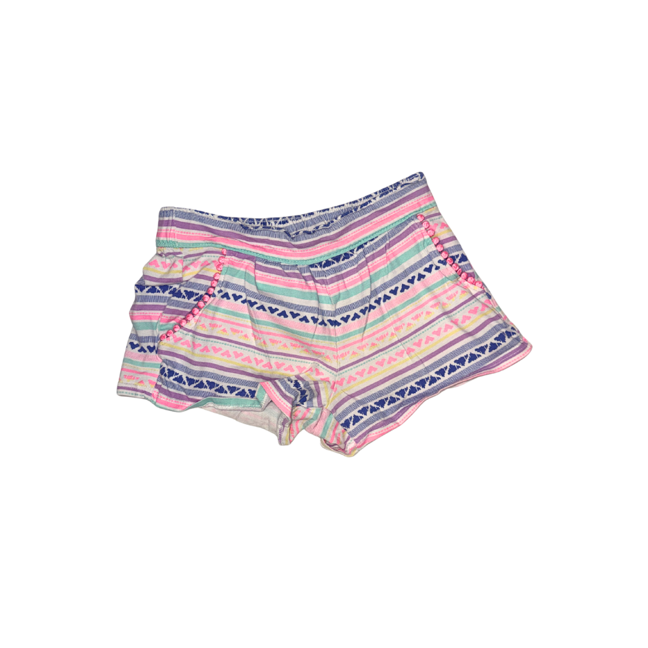 Neon patterned shorts | 3T