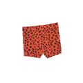 Animal print orange shorts | 3T
