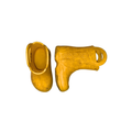 Yellow Crocs rain boots | C8
